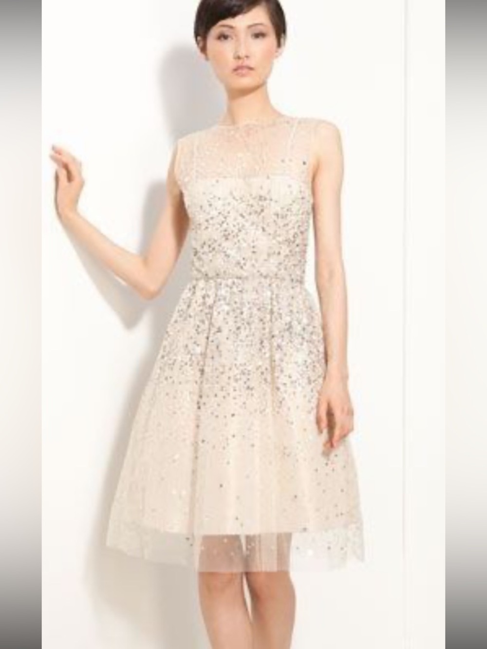 NWT Alice + Olivia Alyssa Embellished Dress